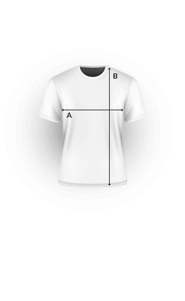 Tamanhos camiseta
