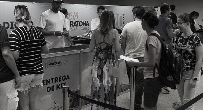 Com o seu comprovante de inscrição e documento com foto você retira seu kit. Com app Ativo.com você pode apresentar o seu comprovante pelo smartphone!